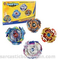BBwin Bey Battle Burst Set Evolution Battling Tops 4D Gyros Toy with Launchers and Arena for Children Boy Spinning Top Game B07N1288K9